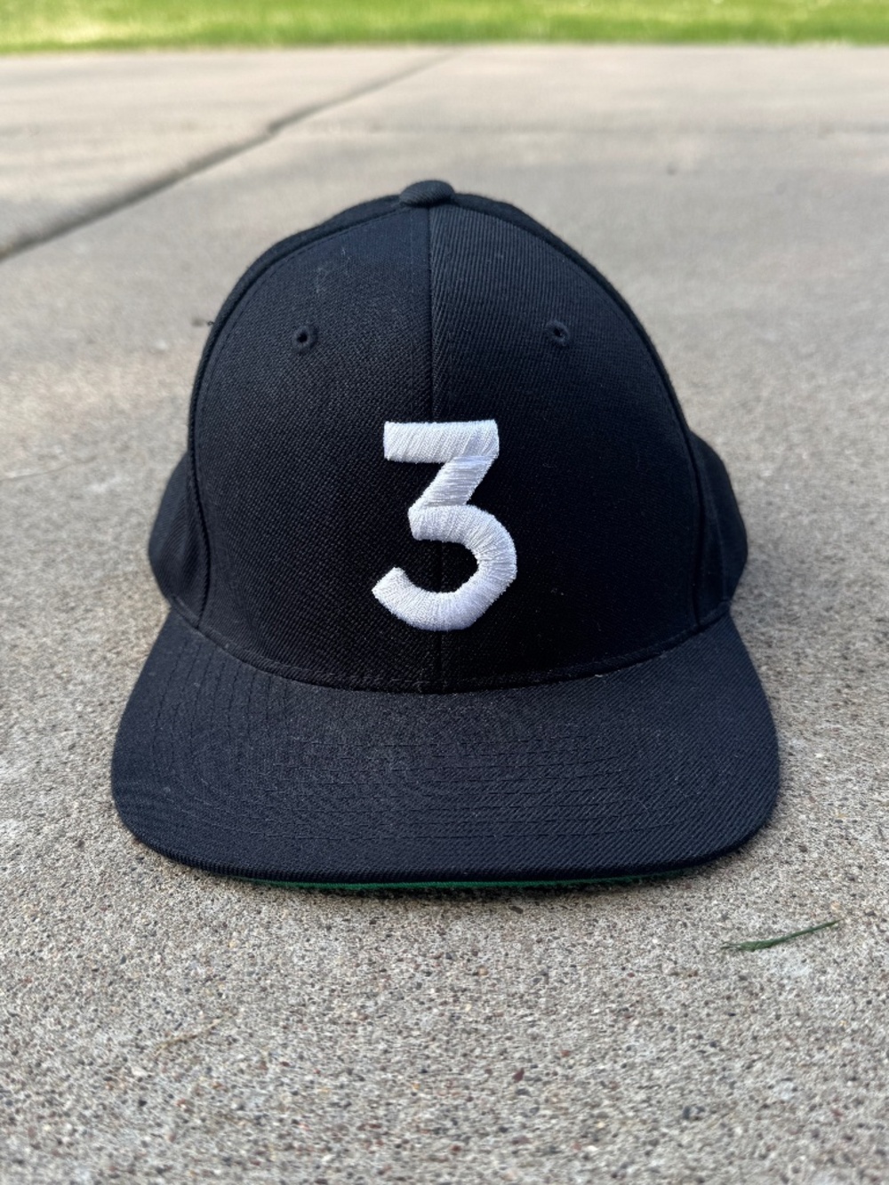 Chance the Rapper '3' Snapback Hat Black Official Merch